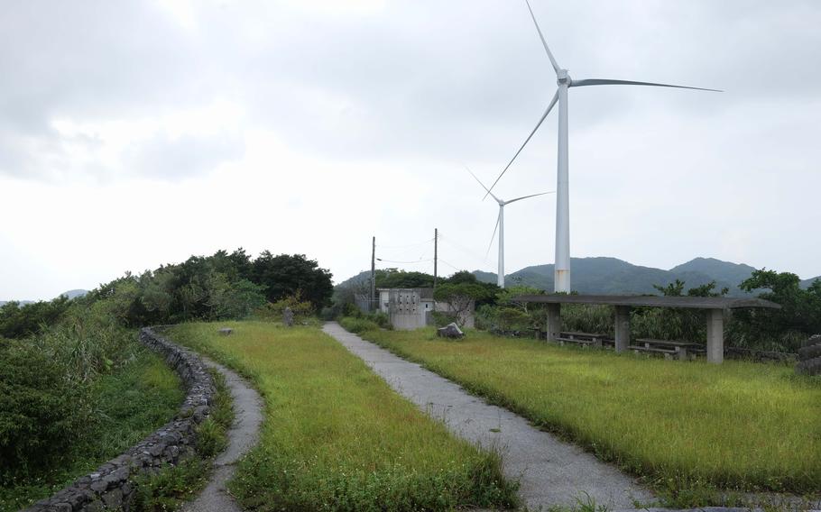 wind power plants at Ishiyama Observatory